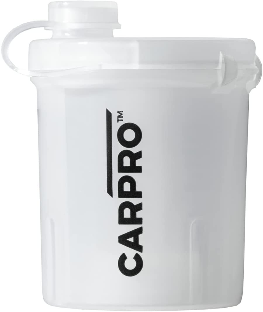CARPRO Measure pour-control feature minimizes spills during dispensing.