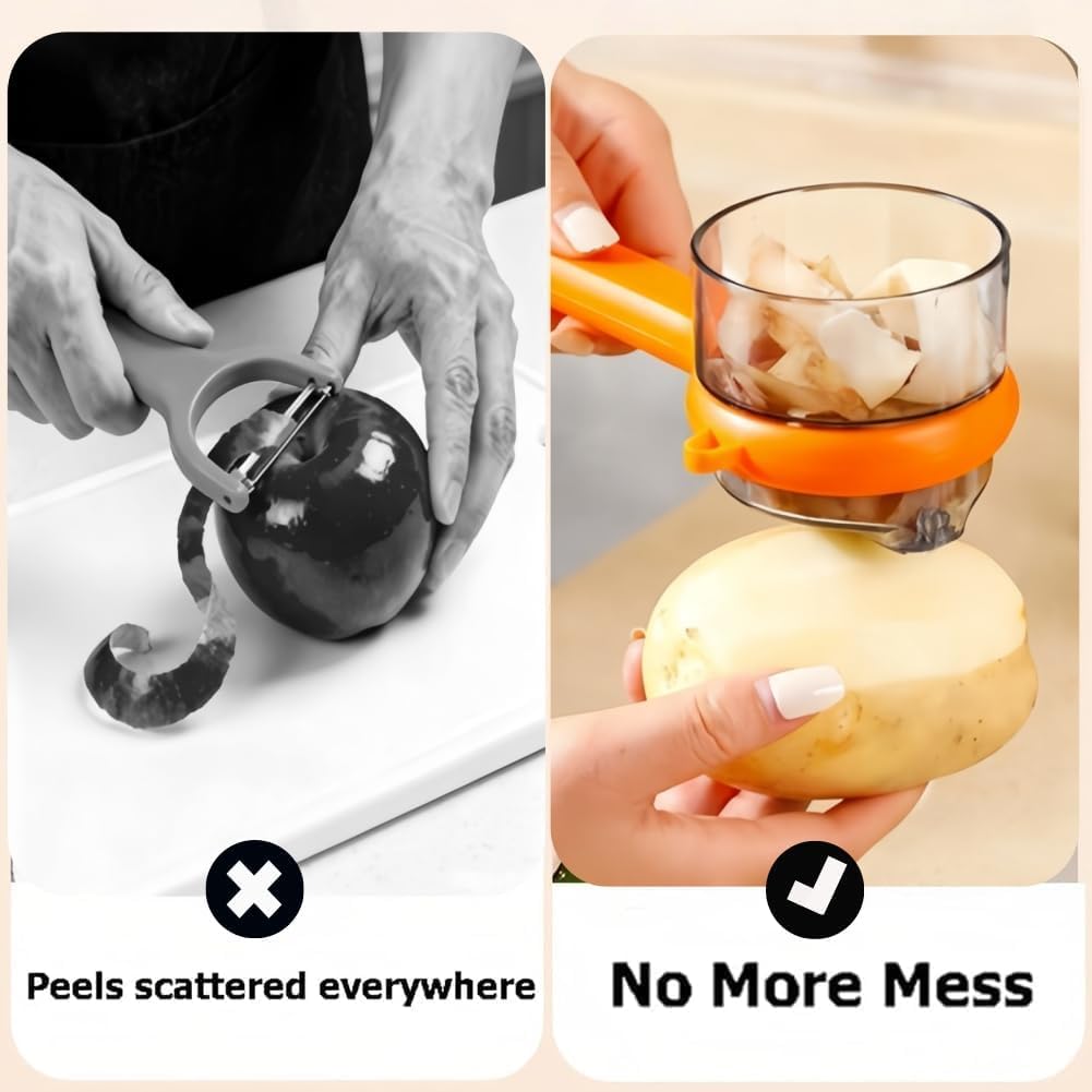 Carrie Rowe easy-clean peeler cleans quickly under running water.