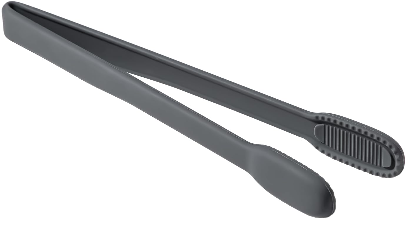 Carrotez silicone cooking tongs 9.25-inch anti-slip grip for precise flipping
