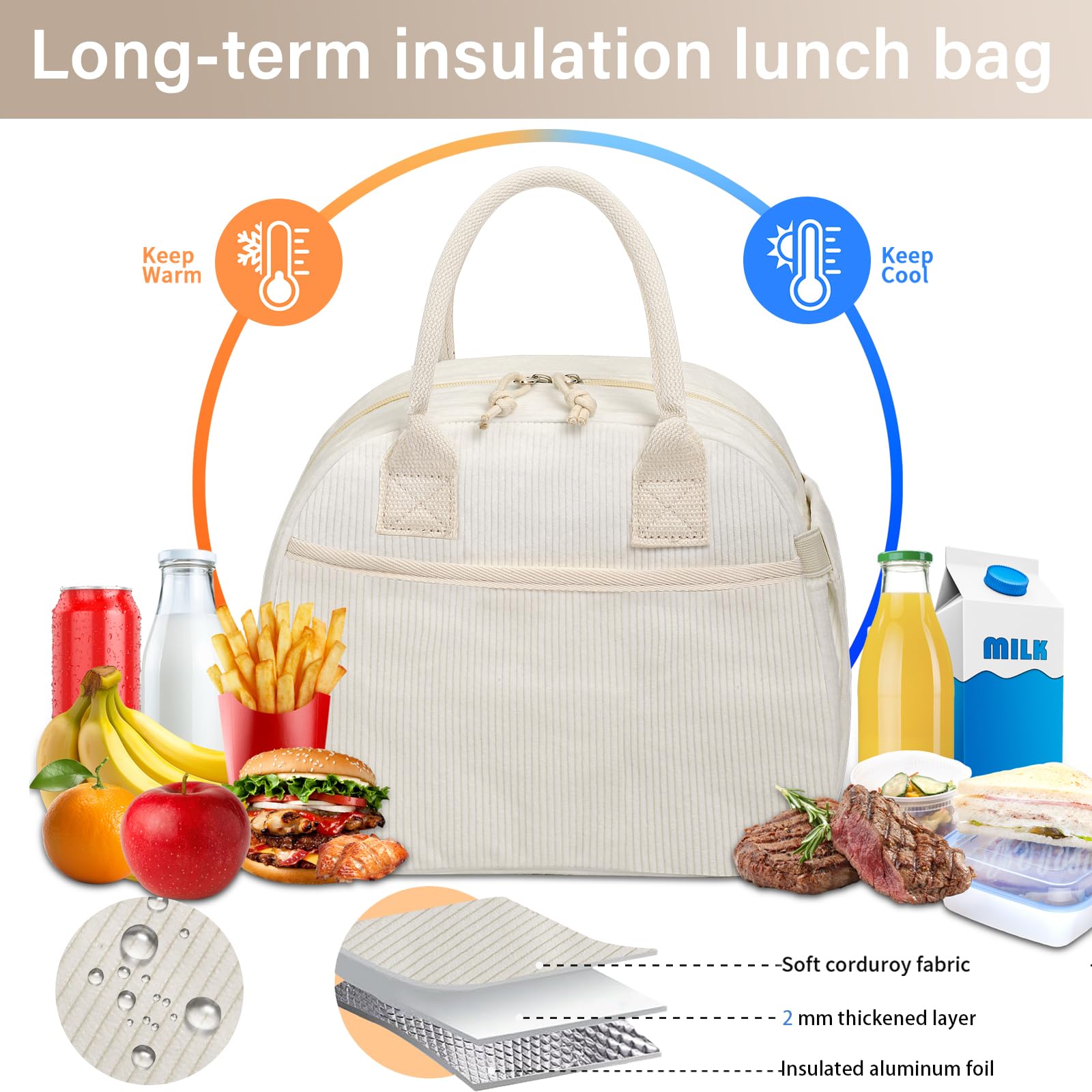 Carry bloom lunch bag makes a lovely gift for women on any occasion.