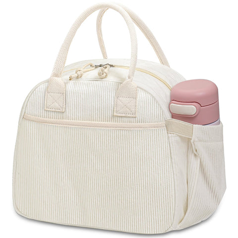 Carry bloom lunch box front pocket holds utensils securely