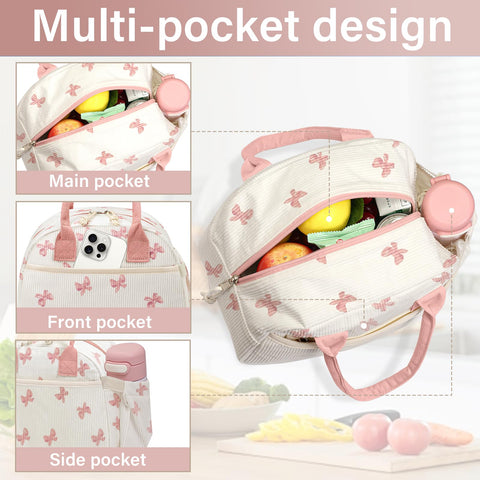 Carry bloom insulated liner inside helps maintain temperature and wipes clean