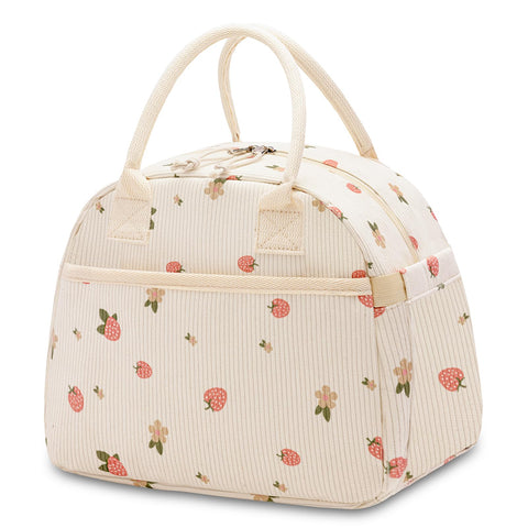 Carry bloom multi-functional-lunchbag suitable for work, picnics, or travel.