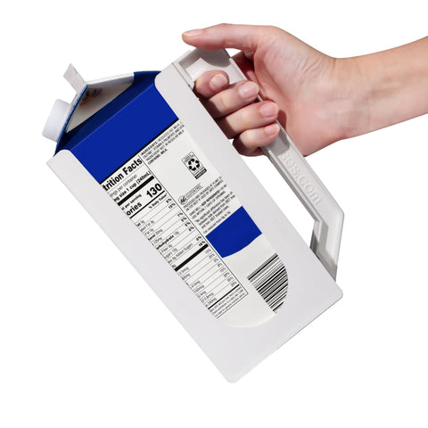 Carton Caddy XL non-slip base keeps cartons stable during pouring.