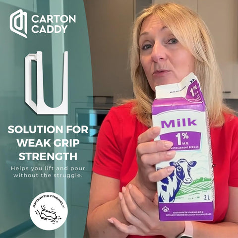 Carton Caddy XL dishwasher safe for quick cleaning after use.