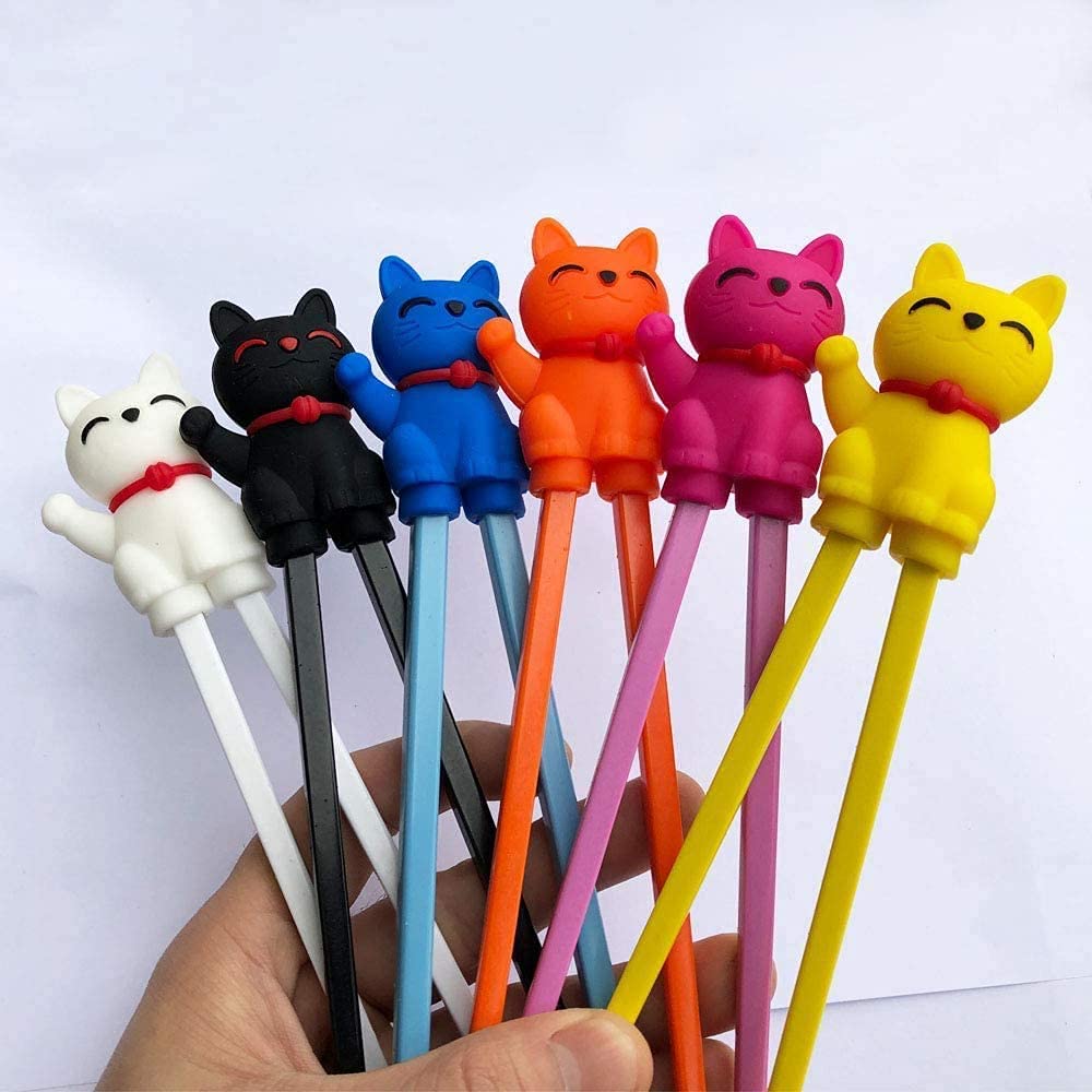 Carykon removable holder lets learners progress to their own chopsticks.