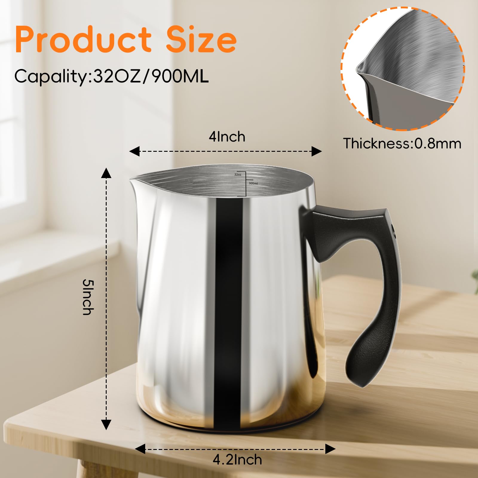 CasaCulina dripless pouring spout enables clean candle pours every time.