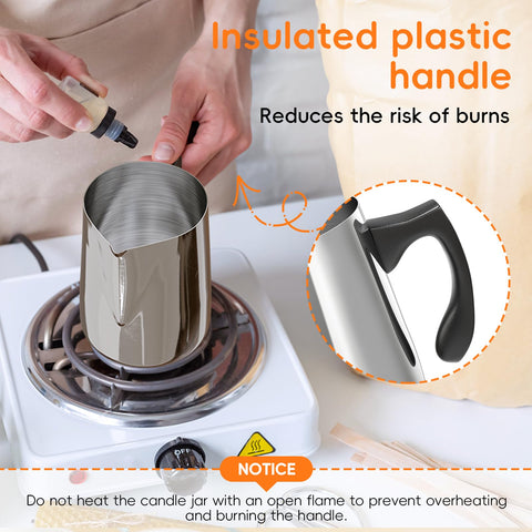 CasaCulina stainless steel construction endures high temperature and daily use.