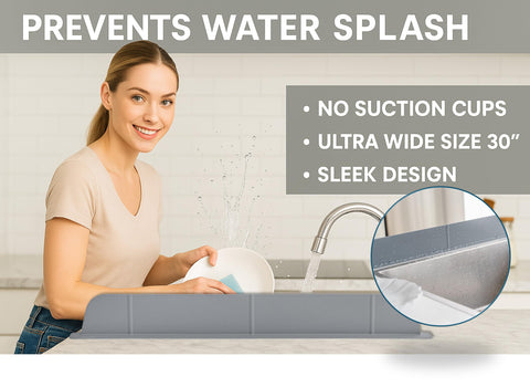 Casa Starlet 30in splash guard edge detail demonstrates seamless fit