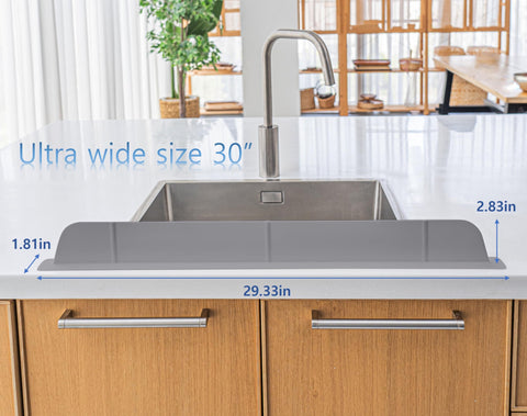 Casa Starlet 30in splash guard complements a modern kitchen look