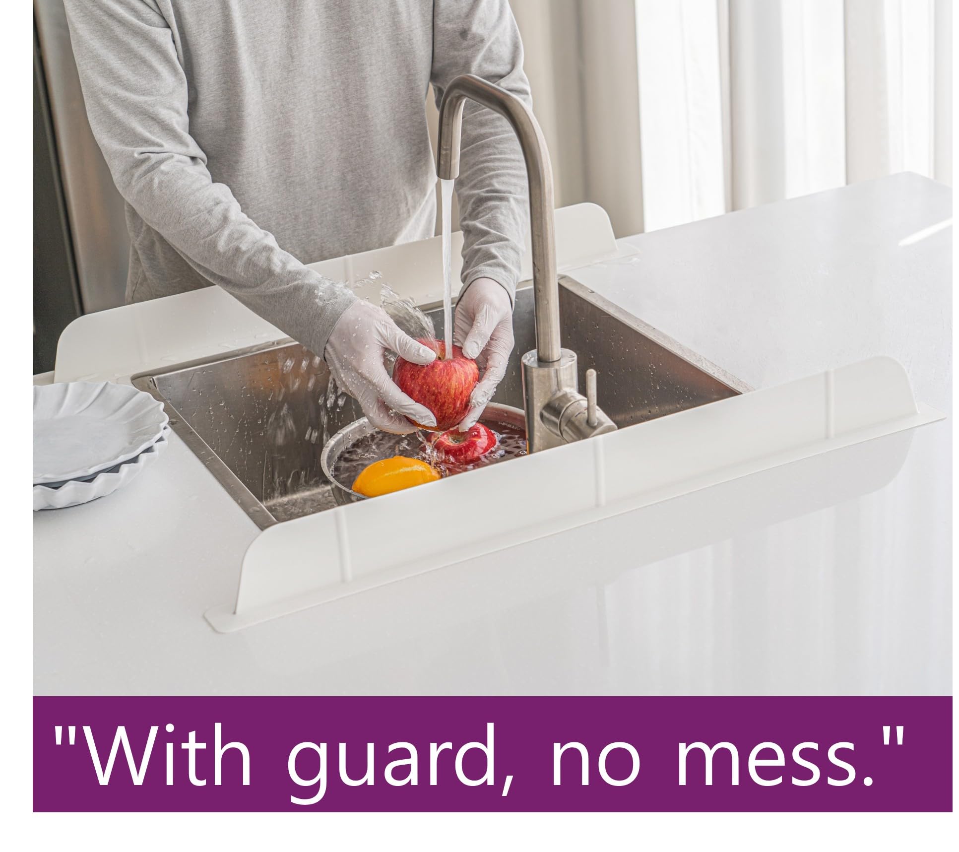 Casa Starlet easy-to-clean silicone wipes away messes quickly
