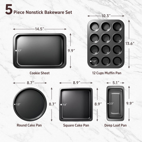 CasaCulina square cake pan for uniform browning and release