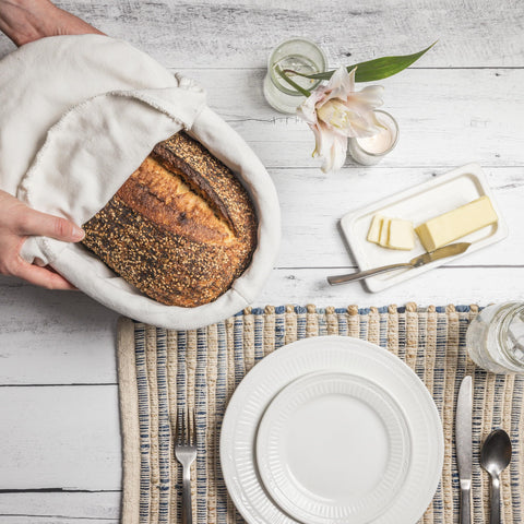 CASADEMA serving basket elevates table presentation of bread.