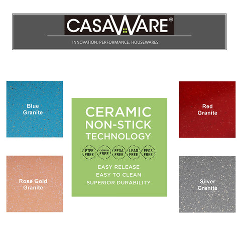 Casaware Grande dual-coat pan, scratch resistant.