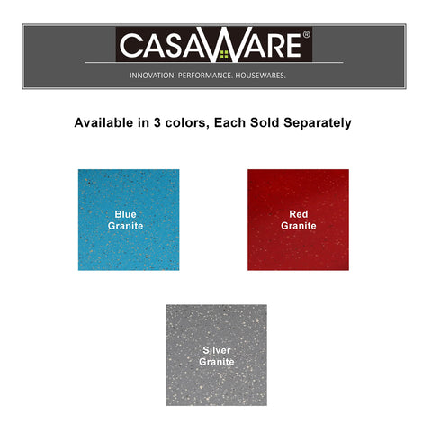 CasaWare pan after cleaning shows easy wipe-down and minimal residue.