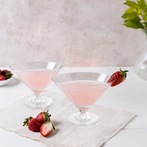 Cashger clear party glasses ideal for cocktails at weddings and events