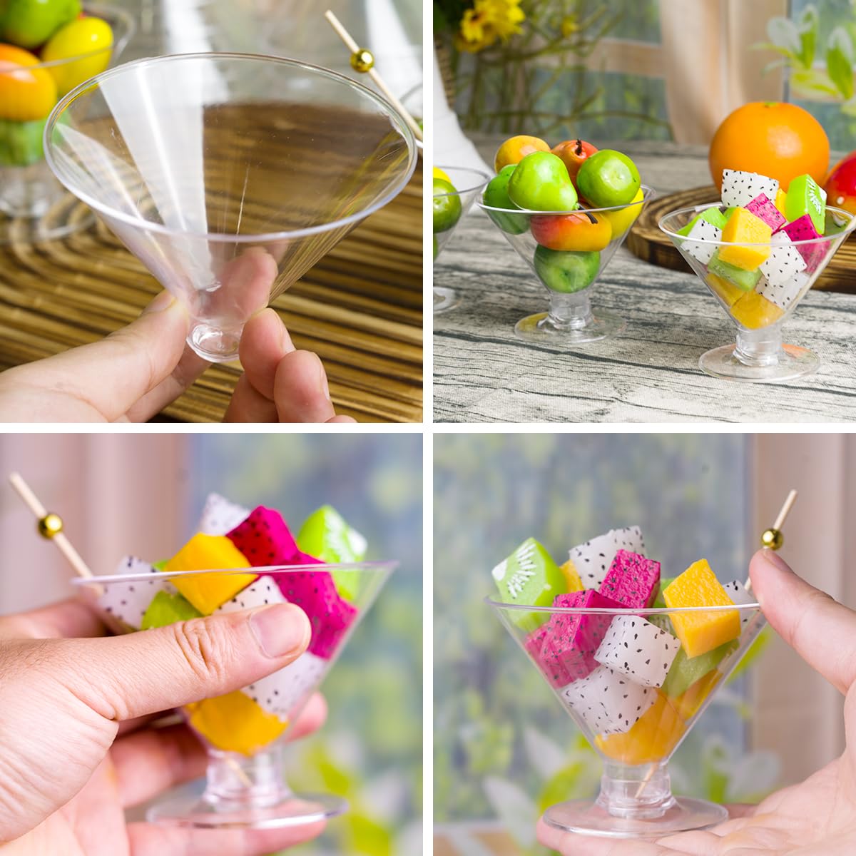 Cashger cocktail sticks included for easy garnishing
