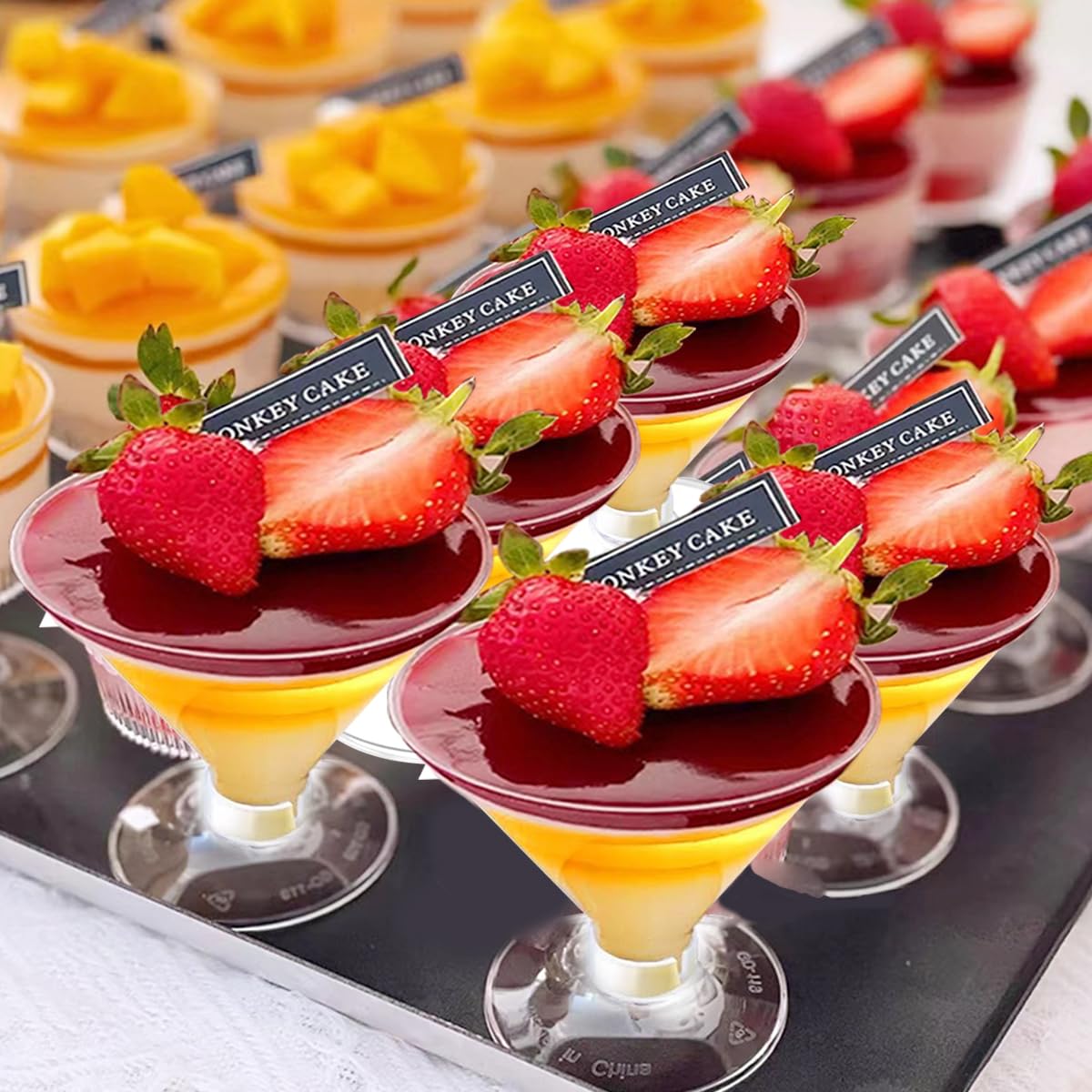 Cashger shot glasses for appetizers and tasting portions