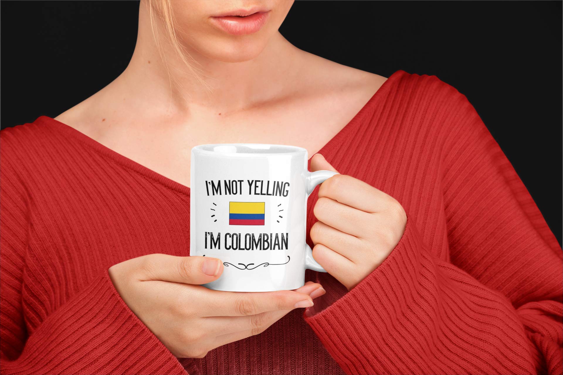 Casitika Colombia Pride mug dishwasher-safe for easy cleanup.