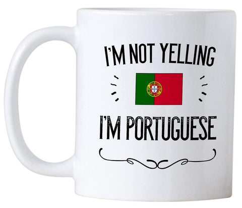 Casitika Portugal Pride mug back view with dual-sided print for visibility