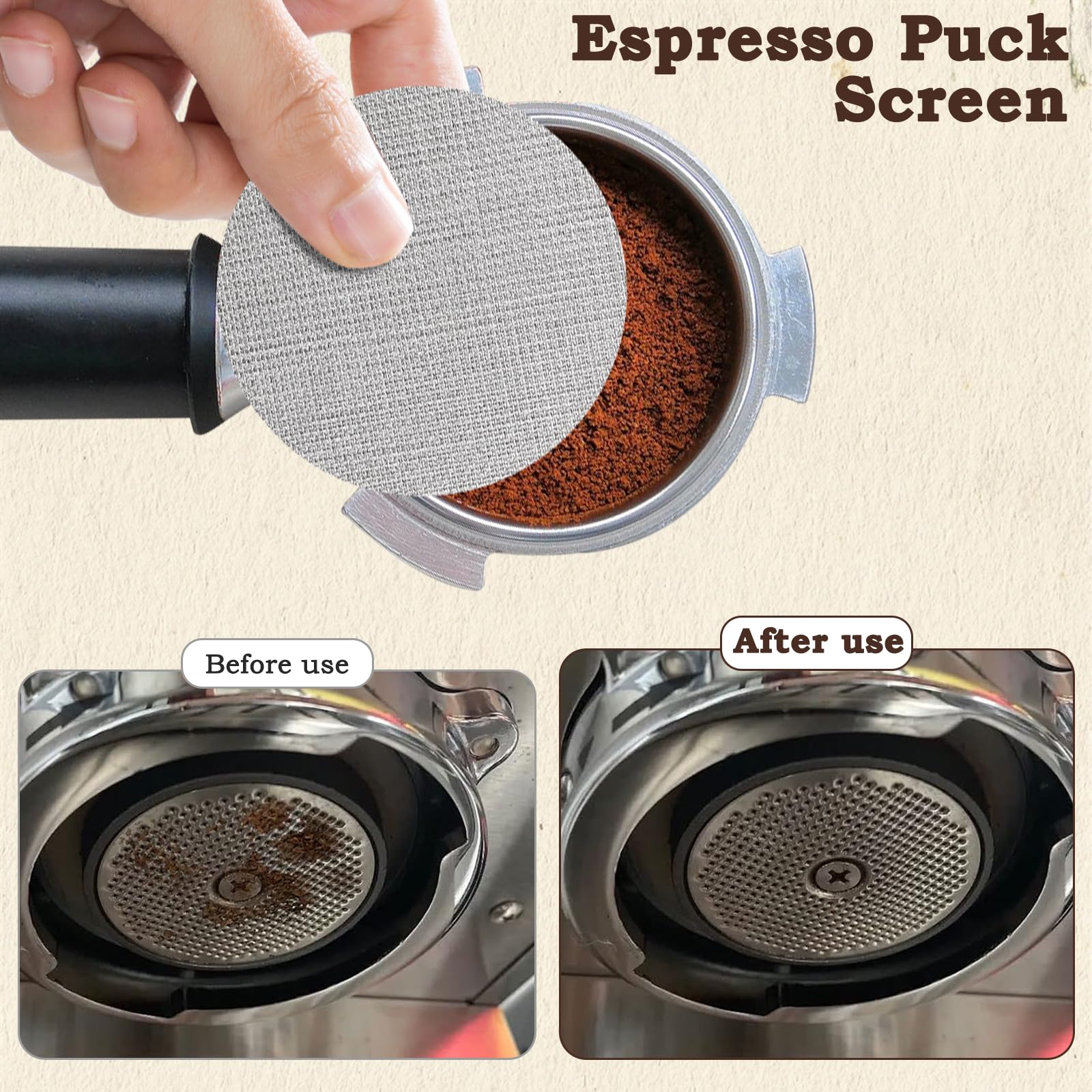 Catcan Breville 54mm compatibility dosing funnel fits BES870XL, BES878BSS, BES880BSS.