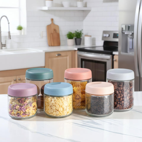 CATIFLIN 10oz jar with lid, perfect for on-the-go snacks and small portions.