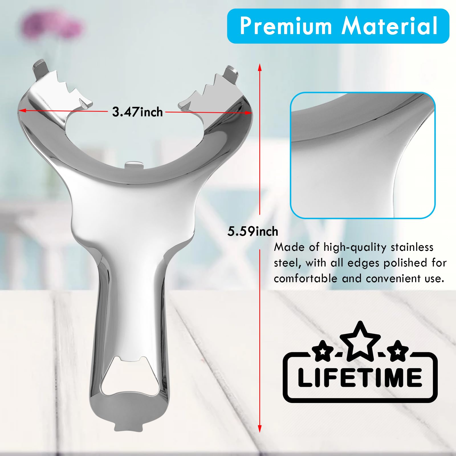 CATO-WDJ bottle cap opener easing stubborn caps with a smooth twist