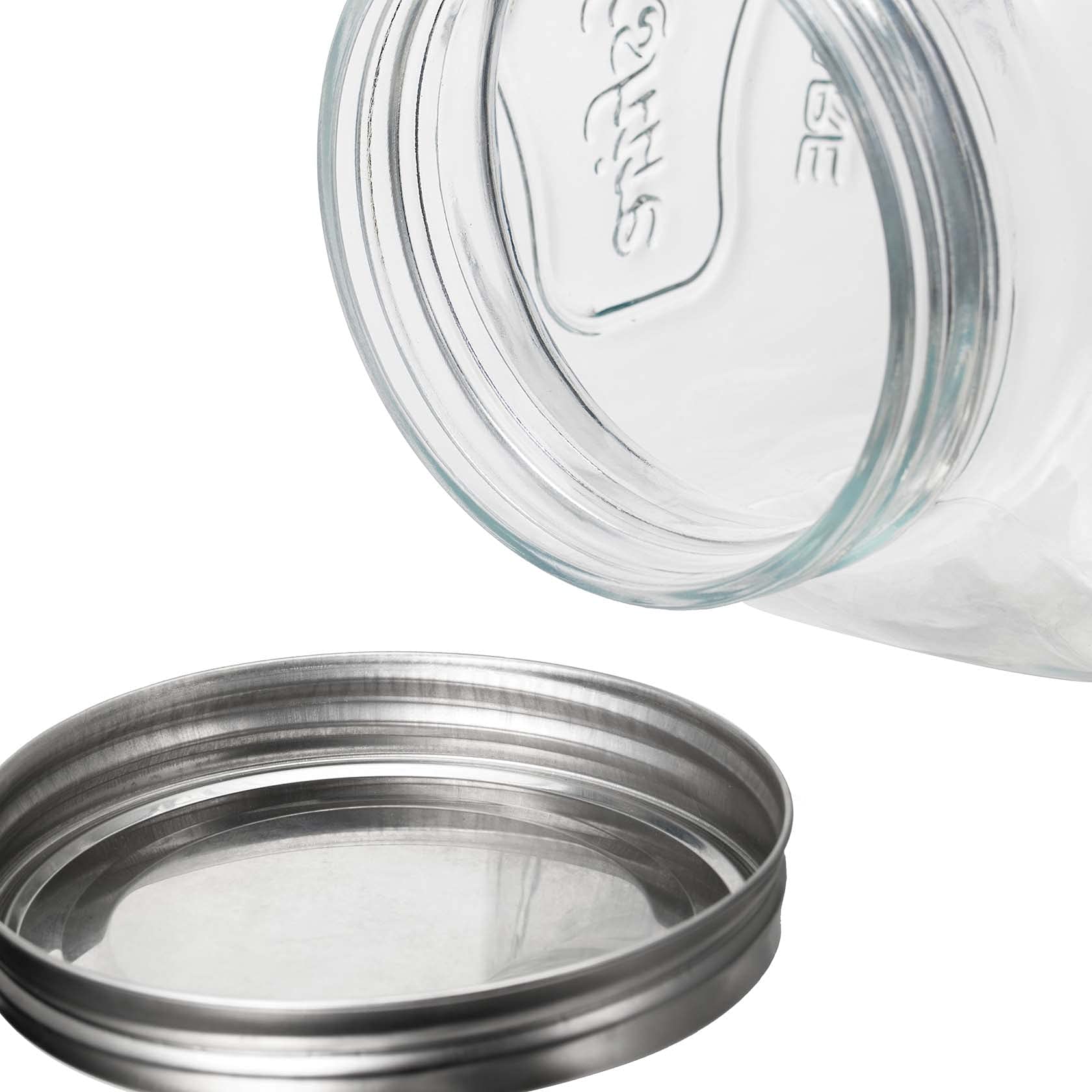 CATPOWER clear glass storage jar ideal for pantry organization and clean display