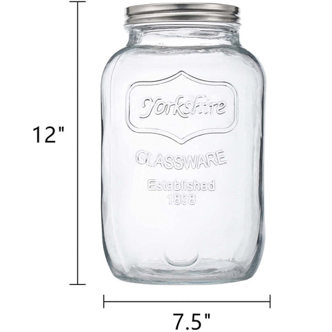 CATPOWER stainless steel screw lid on a glass jar for secure sealing