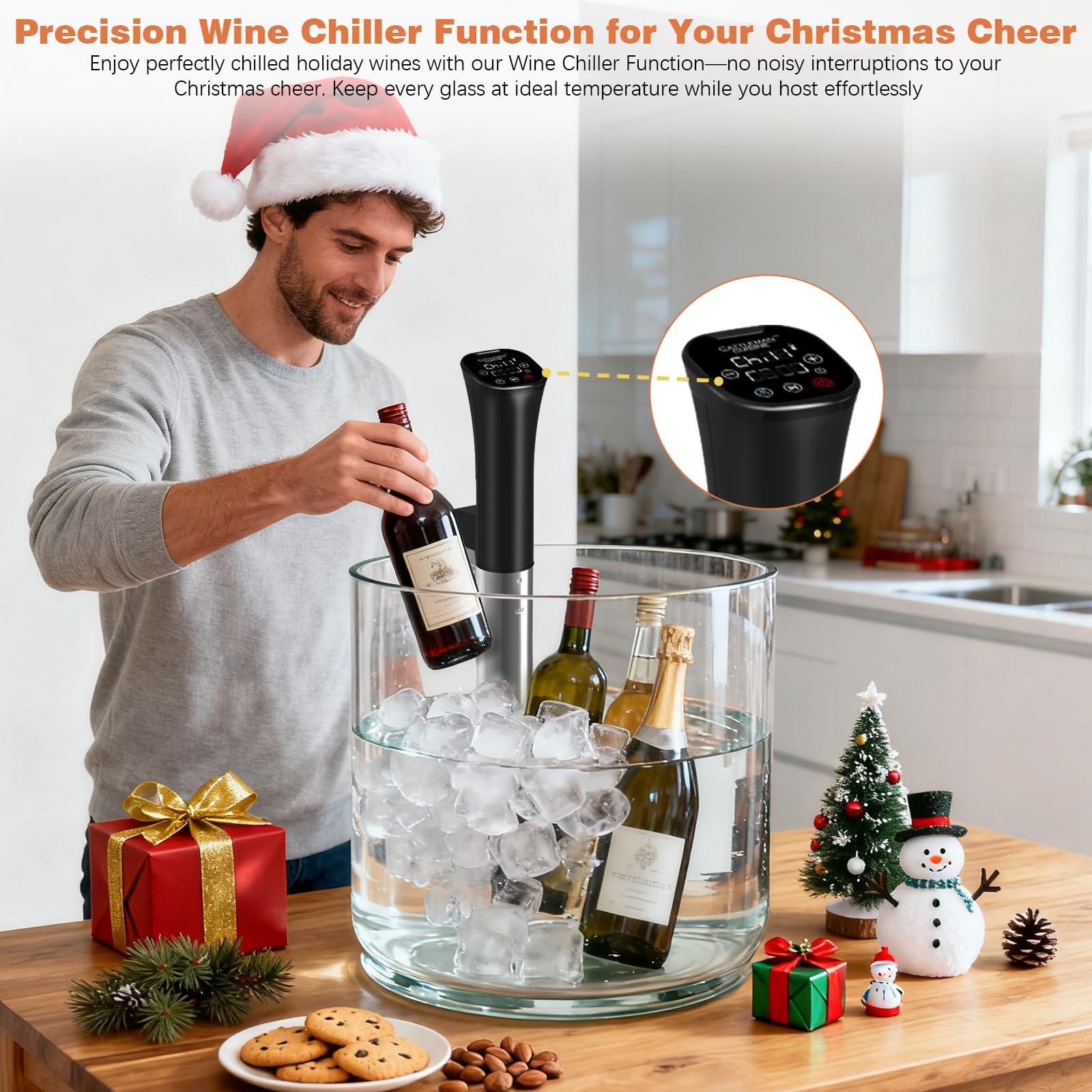 Cattleman Cuisine immersion circulator delivers even heating via 3D circulation