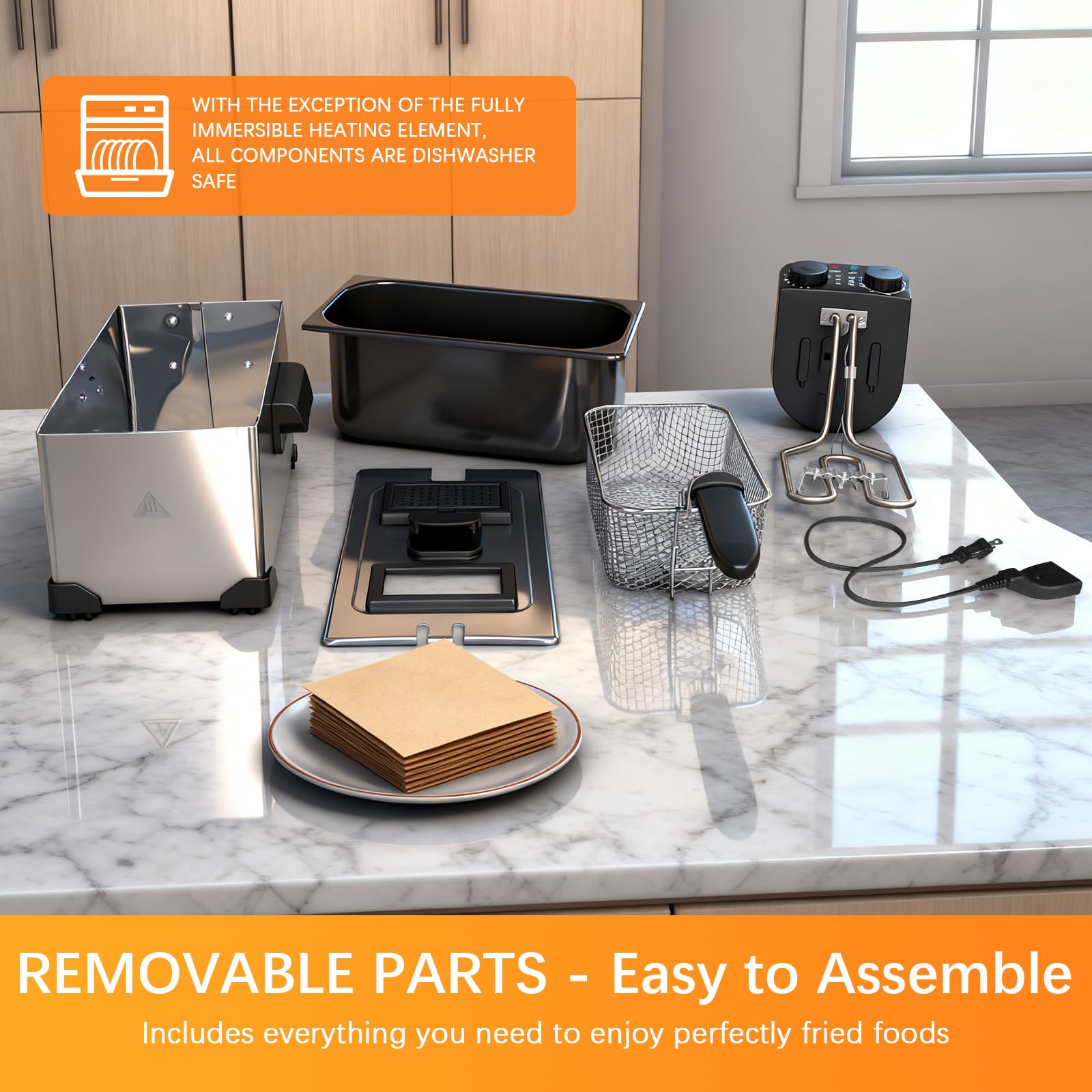 CATTLEMAN CUISINE parchment paper included for post-fry cleanup