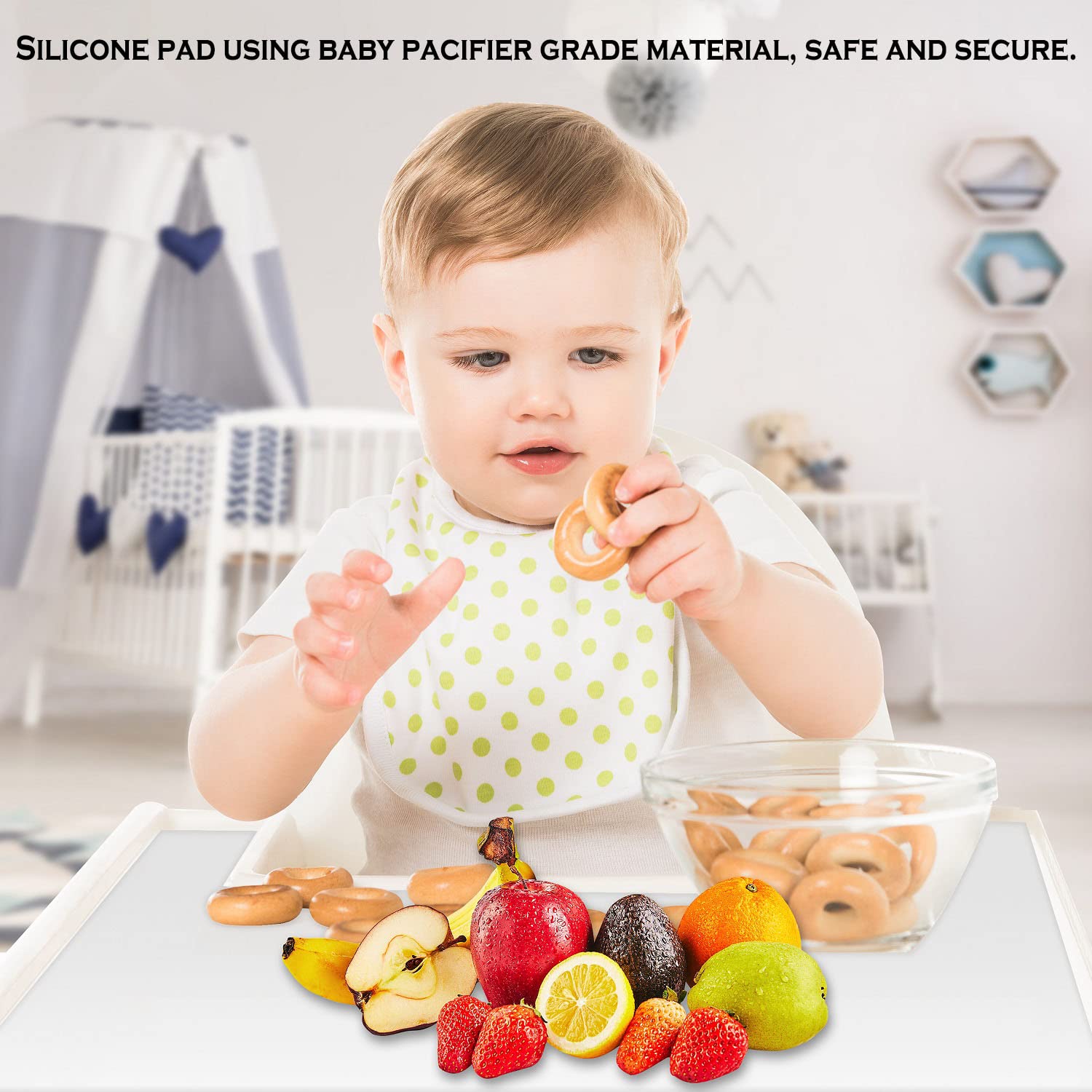 Cattolo non-stick surface simplifies cleanup after paints and glues.