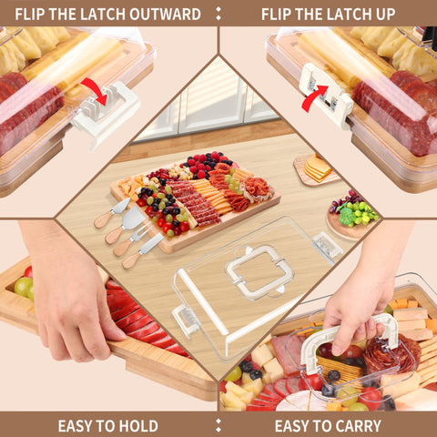 CAWIU charcuterie-board travel-design ideal for picnics