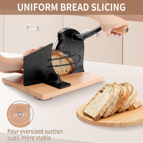 CAWIU slicer base with suction cups for stable countertop operation