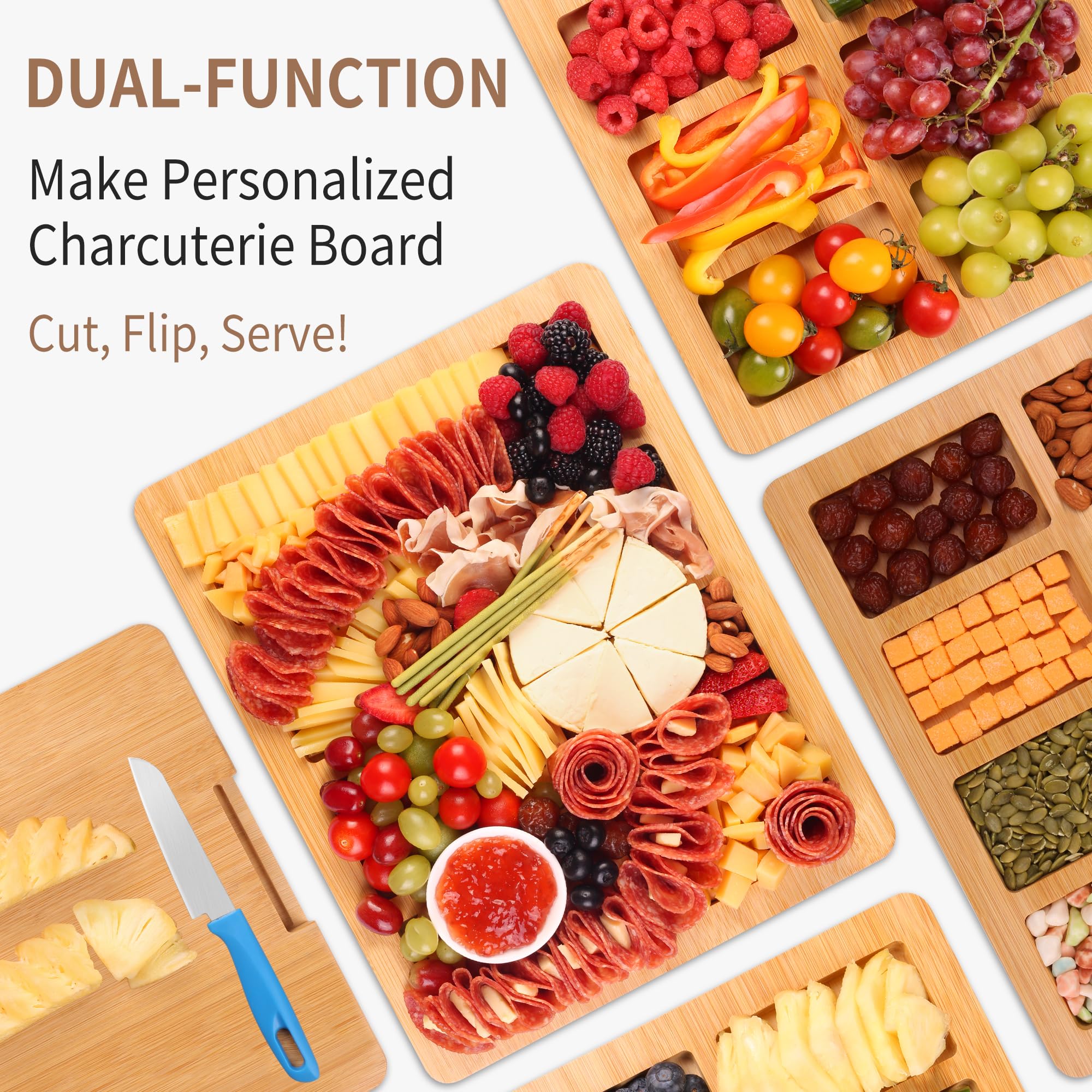 CAWIU Four cheese tools included for easy serving
