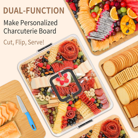 CAWIU compartments keep foods neatly separated and organized