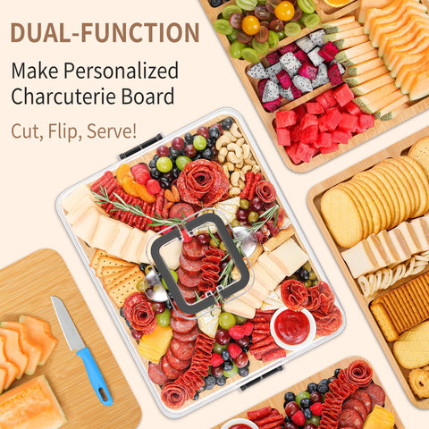 CAWIU clear locking lid keeps food fresh during transport