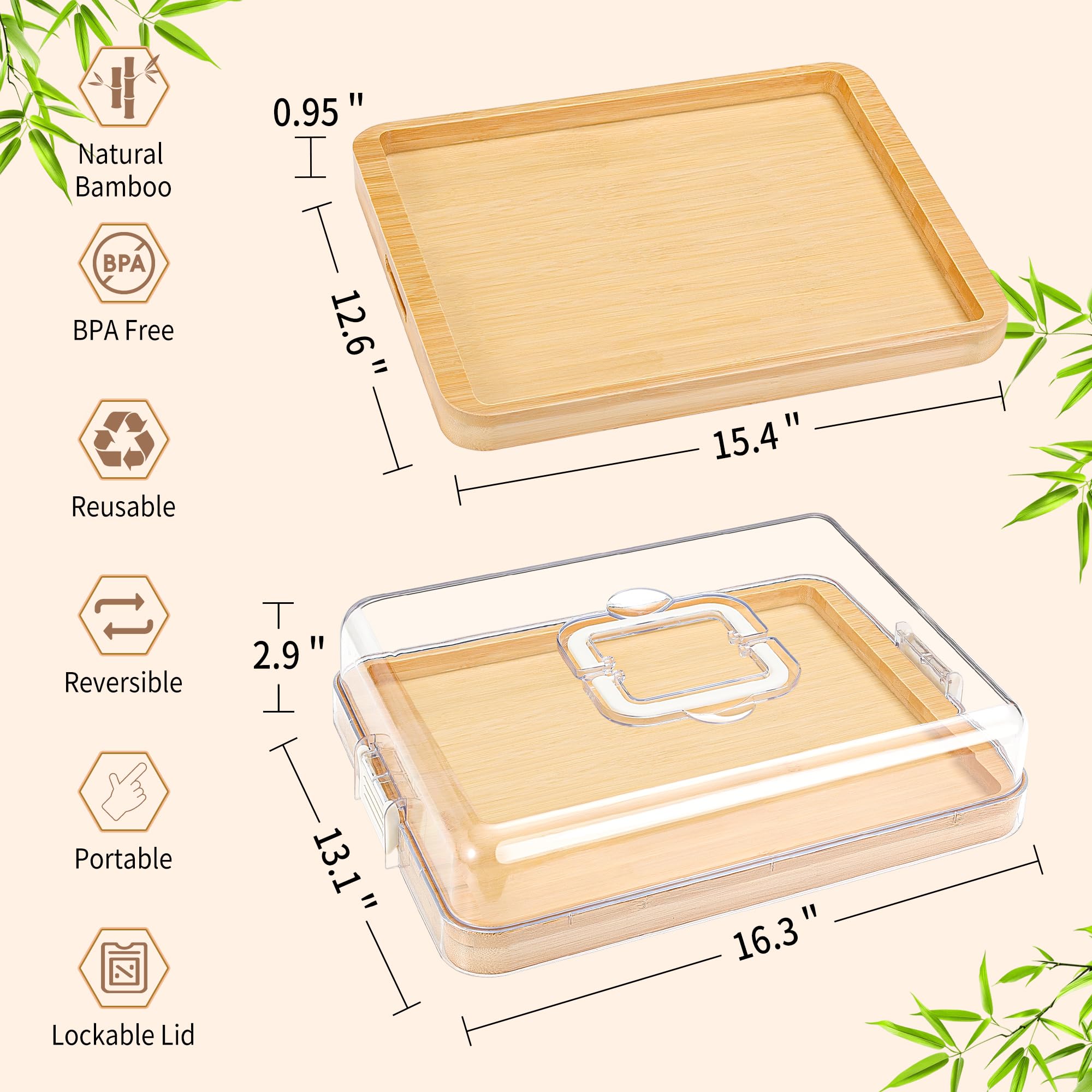 CAWIU multi-compartment option allows organized and attractive presentations.