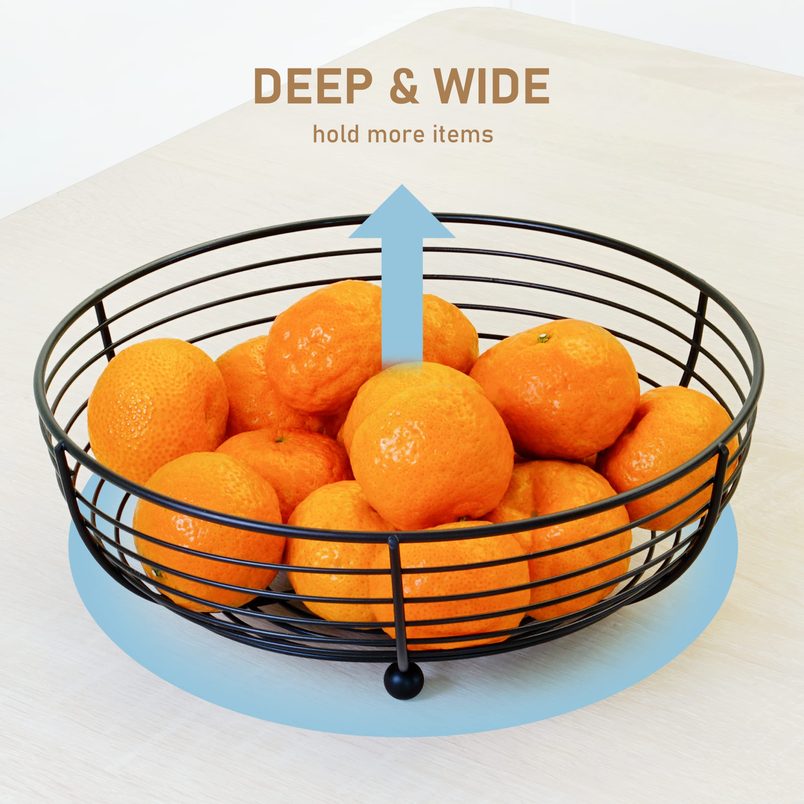 CAXXA kitchen decor and organization basket for vegetables and treats