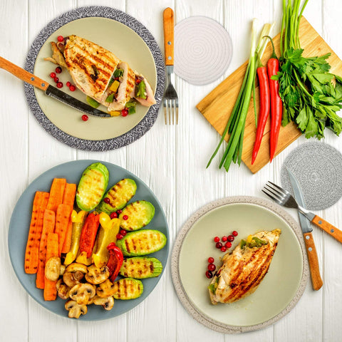 Cazzon farmhouse decor setup blends with kitchen styling for warmth.
