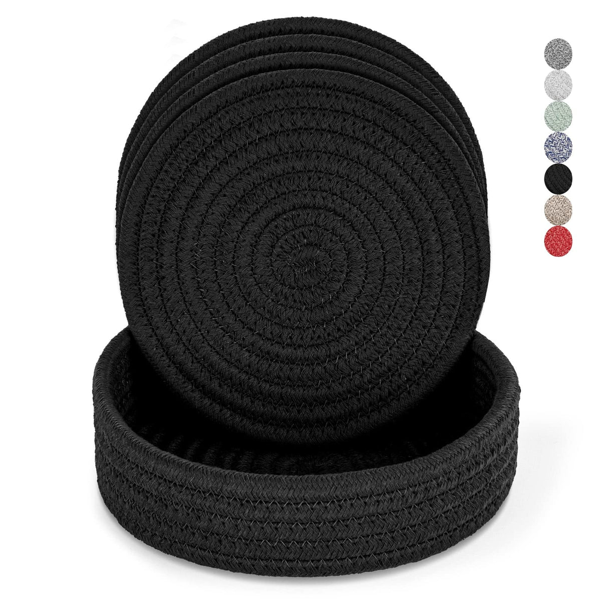 Cazzon trivets for hot dishes set of 4 protects counters and adds rustic style.