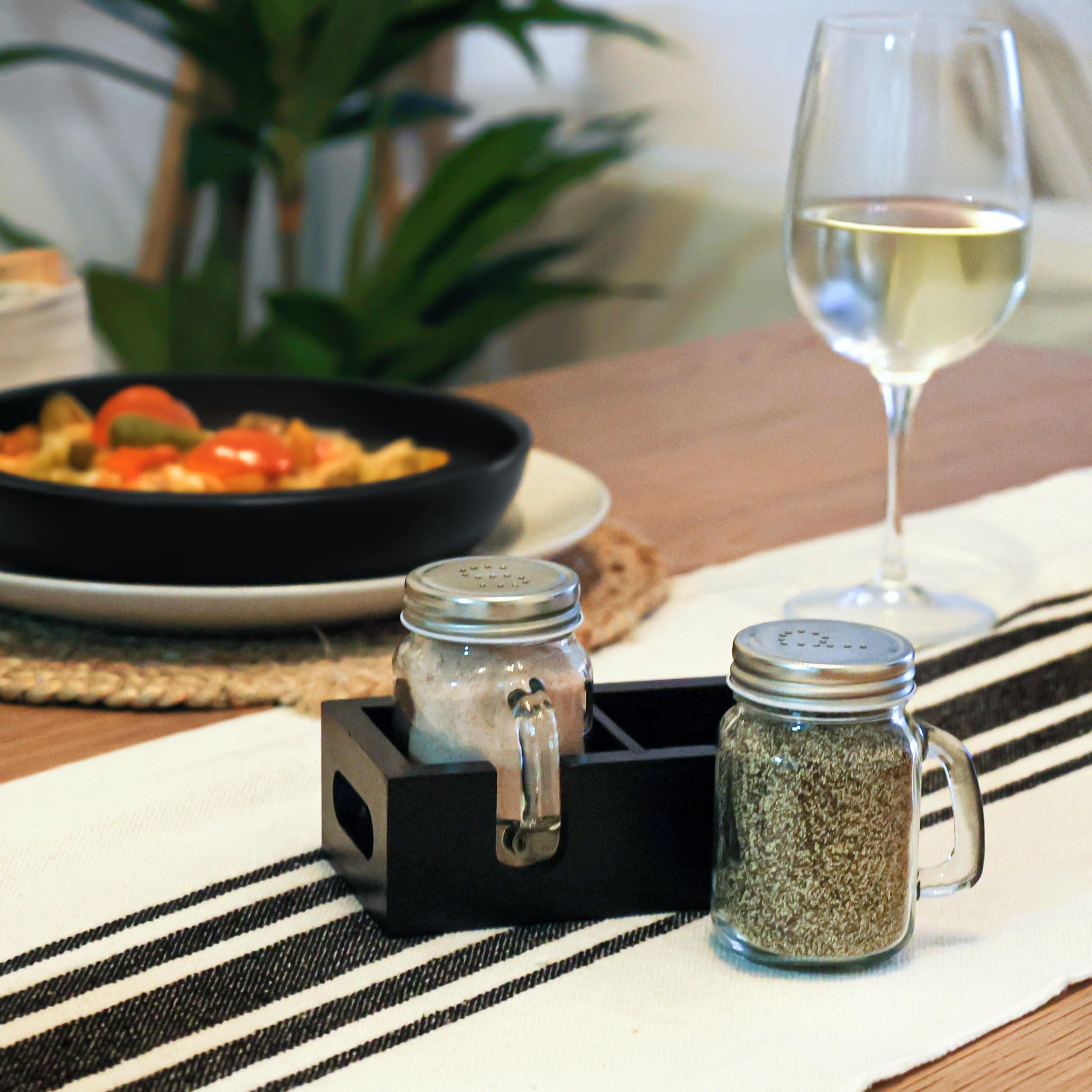 CB Accessories mason jar lids close-up emphasizes stainless steel lids for durable everyday seasoning.