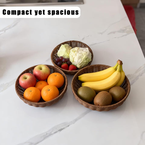 CBAOCBKVH fruit and bread baskets ideal for displaying snacks and fresh produce.