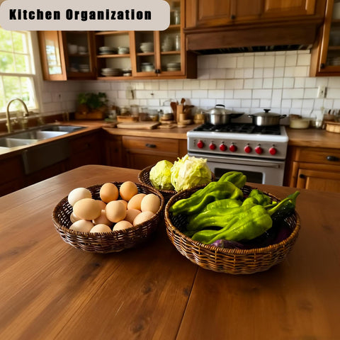 CBAOCBKVH kitchen organizer set helps declutter countertops with versatile use.