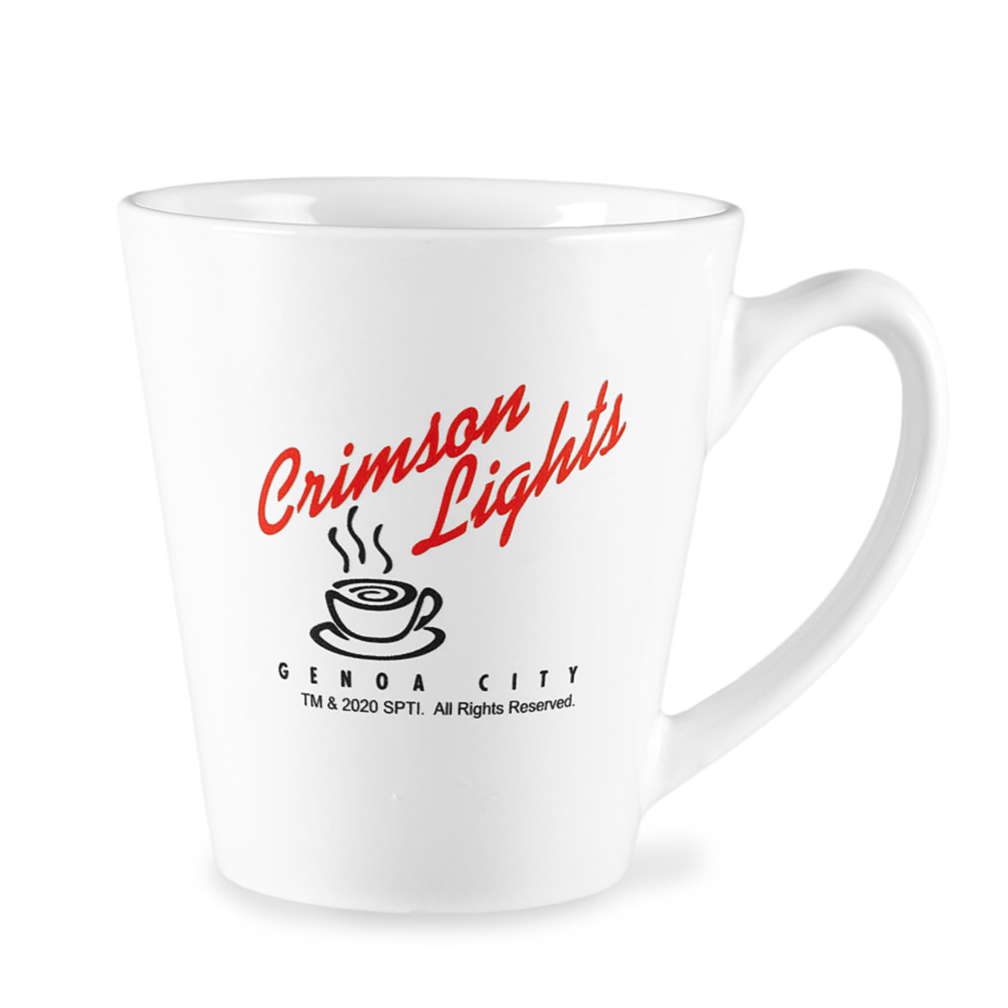 CBS The Young and the Restless Crimson Lights Mug with iconic logo for daily coffee rituals.