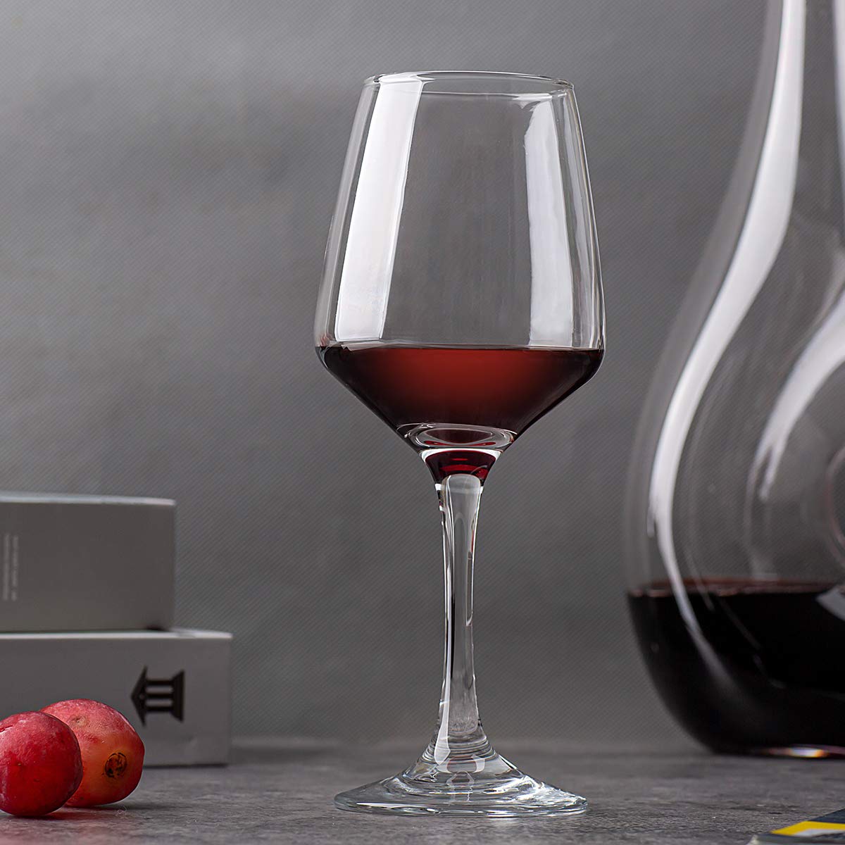C CREST wine glasses dishwasher-safe for easy cleanup.