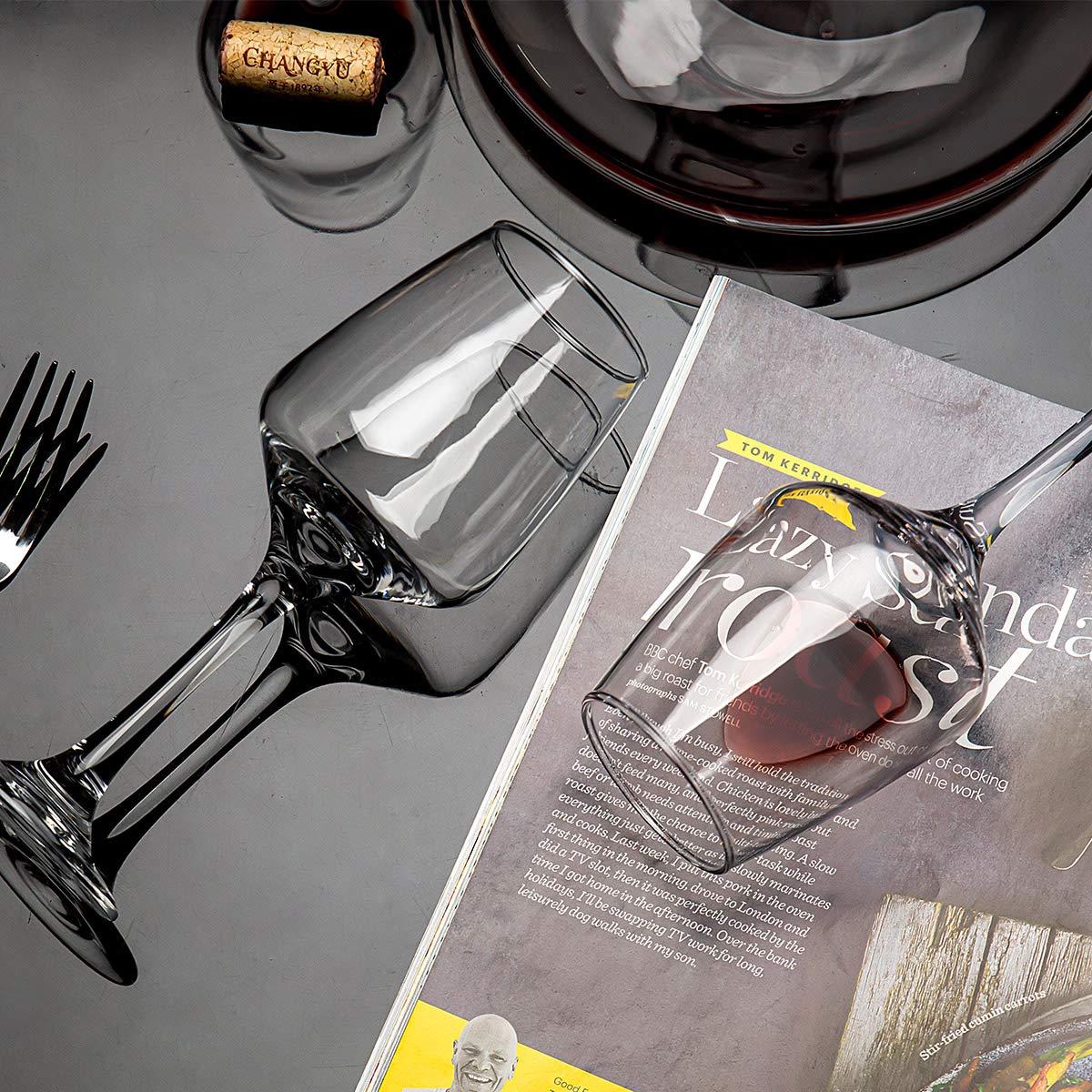 C CREST wine glasses lightweight yet durable for everyday use.