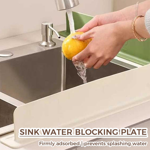 CCDANSIYUCR silicone guard with sealing edge; universal fit keeps sinks dry.