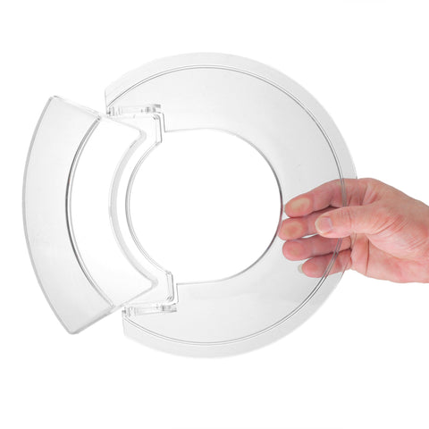 CDDCWZ splash guard inside the bowl minimizes spills