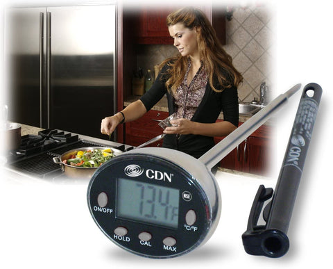 Field calibration button on CDN DTQ450X enables on-site recalibration.
